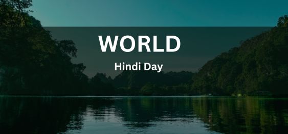 World Hindi Day [विश्व हिंदी दिवस]